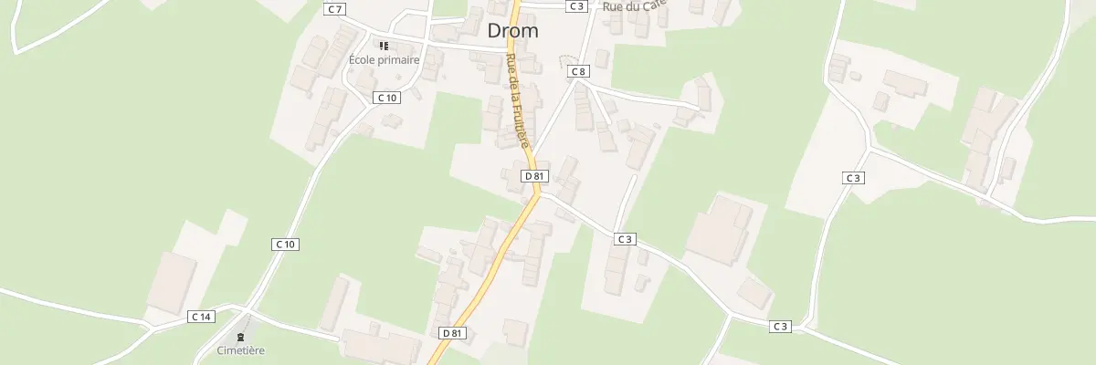 Plan du 5 Che du Réservoir à Drom