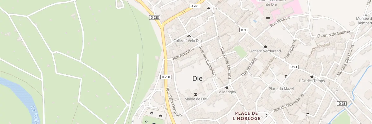 Plan du 8B Rue Anglaise à Die