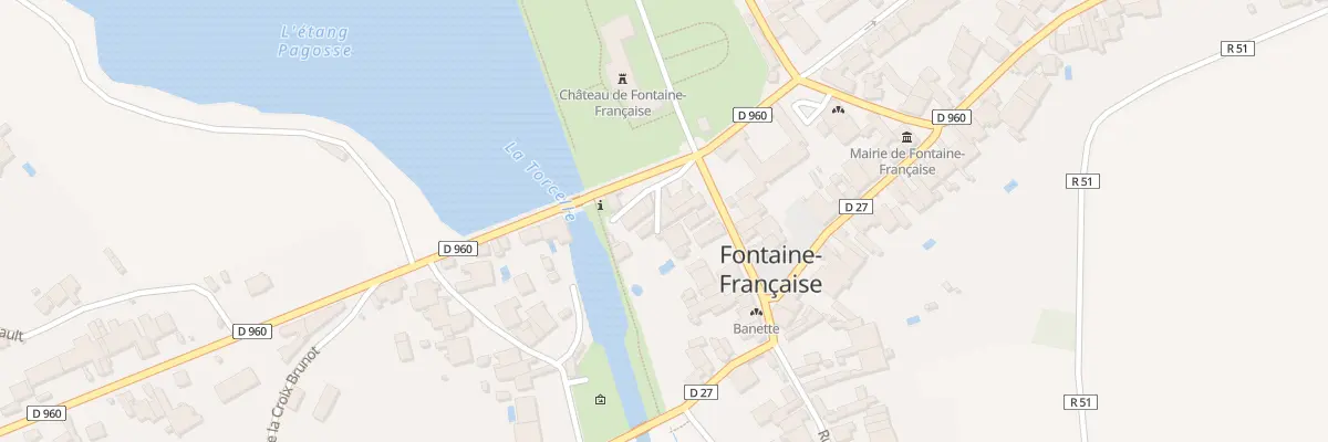 Plan du 4 Rue de la Tour du Pin à Fontaine-Française