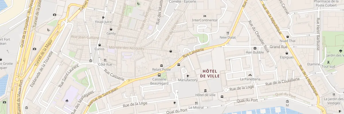 Plan du 4 Pl des Augustines à Marseille 2e Arrondissement