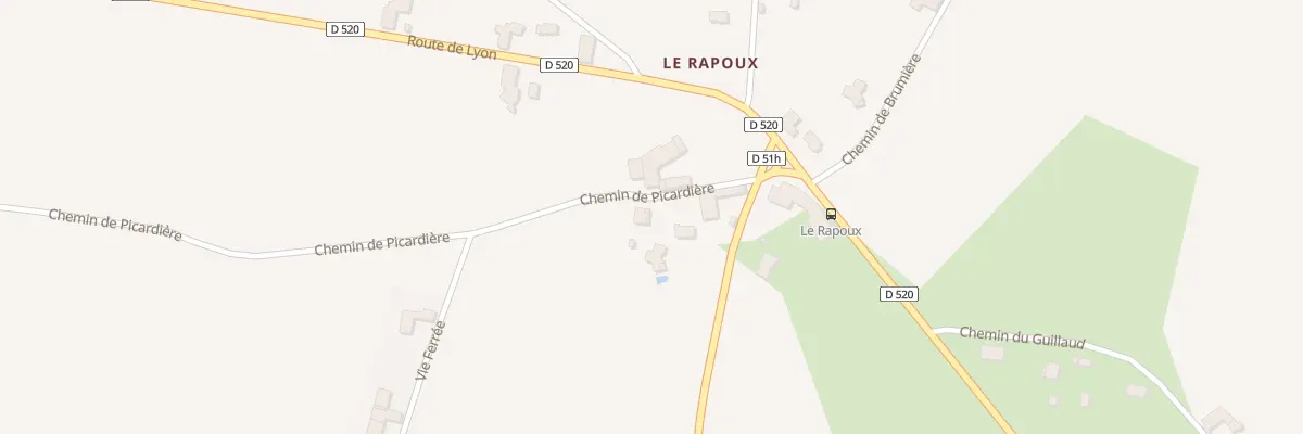 Plan du 3 Che de la Picardiere à Biol