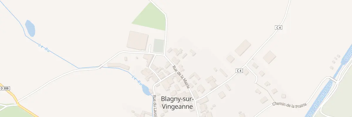 Plan du 14 Rue de la Mairie à Blagny-sur-Vingeanne