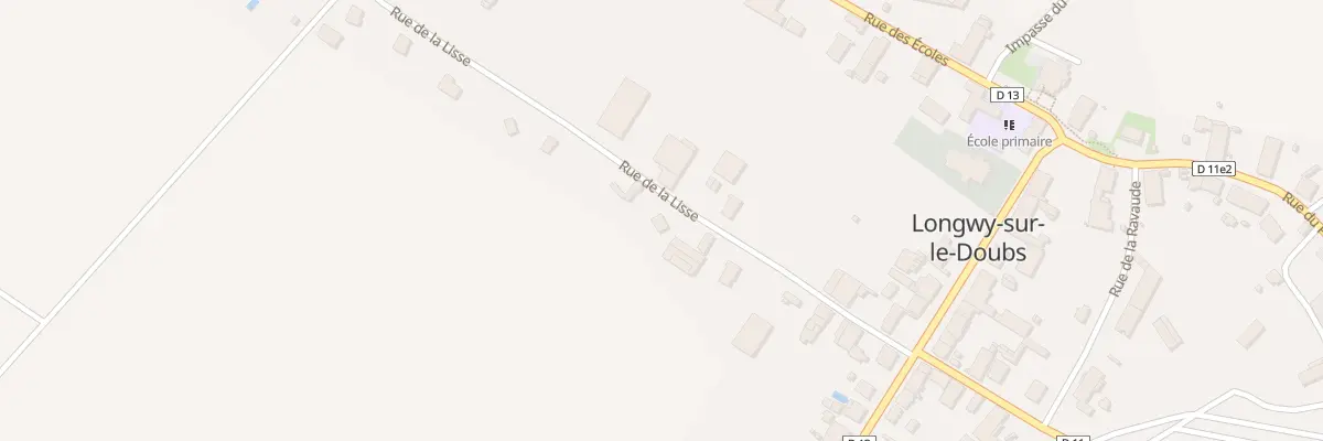 Plan du 9 Rue de la Lisse à Longwy-sur-le-Doubs