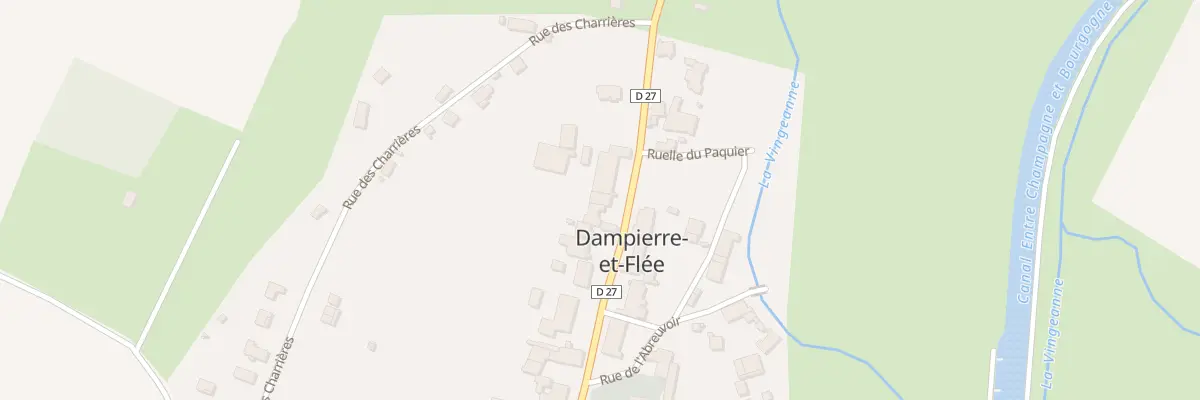 Plan du 11 Rue de l’Hôtel de Ville à Dampierre-et-Flée