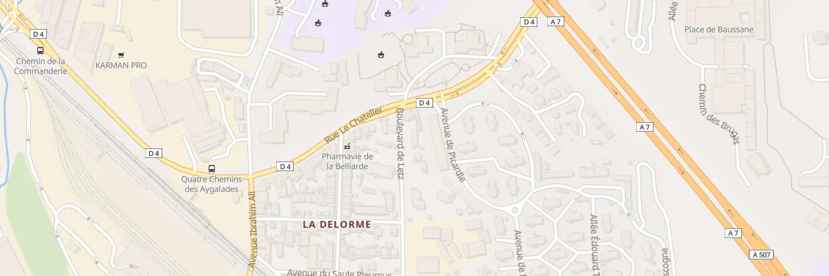 Plan du 3 Bd de Letz à Marseille 15e Arrondissement