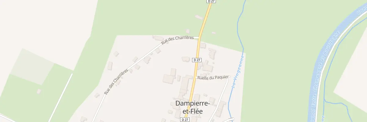 Plan du 15 Rue de l’Hôtel de Ville à Dampierre-et-Flée