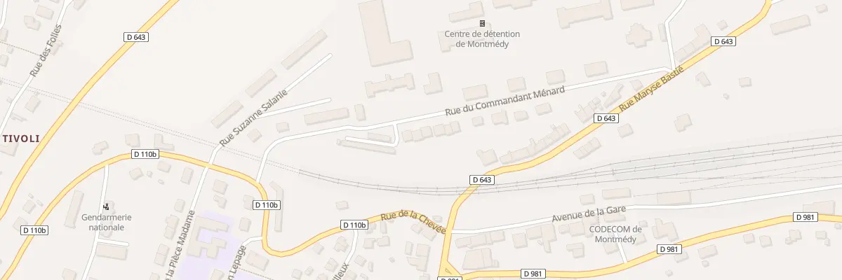 Plan du 13 Rue du Commandant Ménard à Montmédy