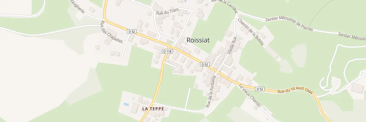 Plan du 205 Rue du 16 Avril 1944 à Courmangoux