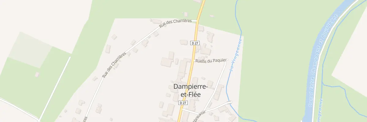 Plan du 13 Rue de l’Hôtel de Ville à Dampierre-et-Flée