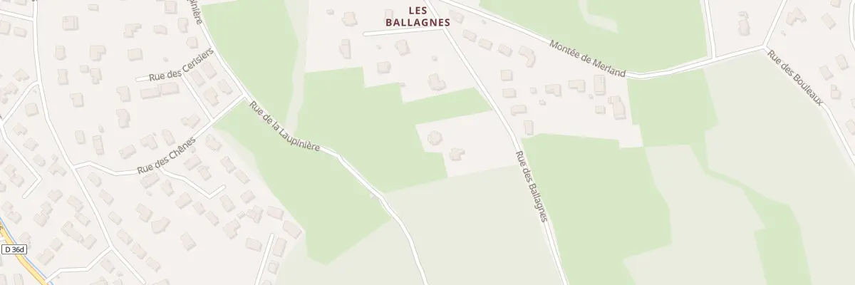 Plan du 218 Rue des Ballagnes à Ambronay