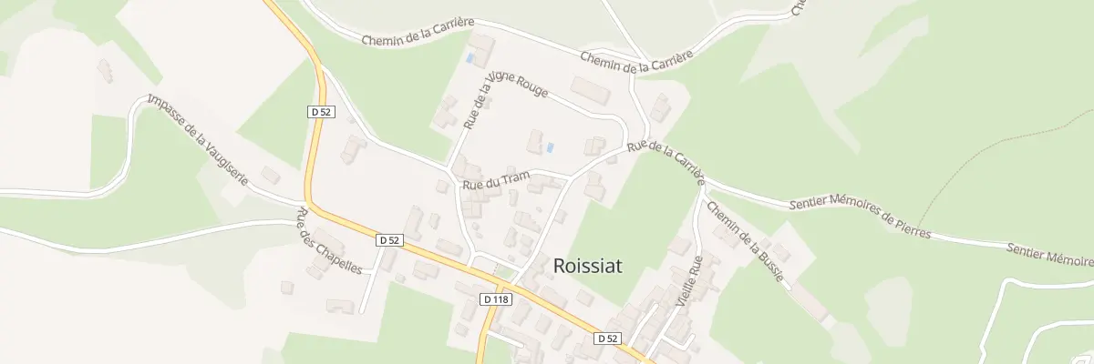 Plan du 280 Rue du Tram à Courmangoux