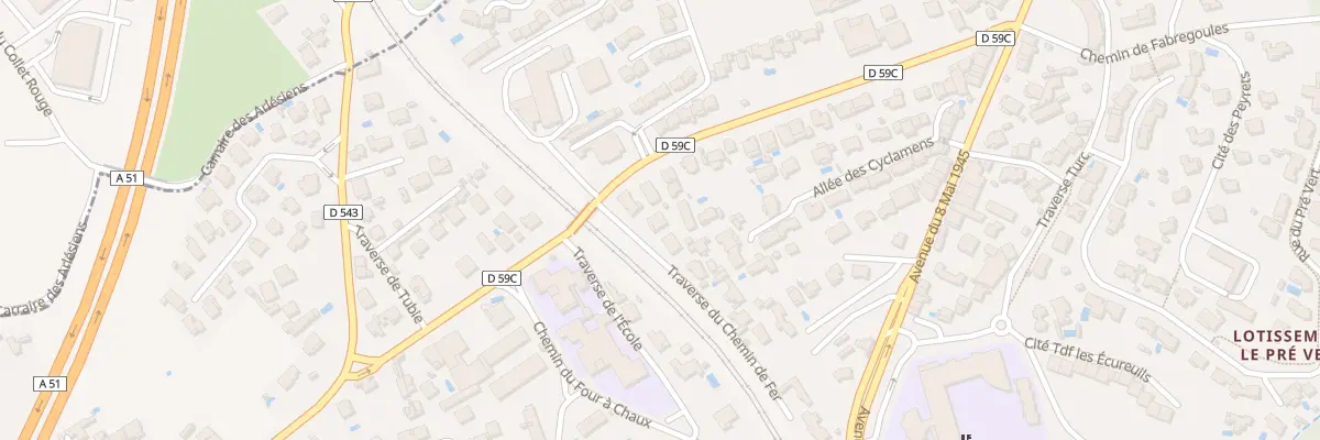 Plan du 9235 Tsse Chemin Fer à Septèmes-les-Vallons