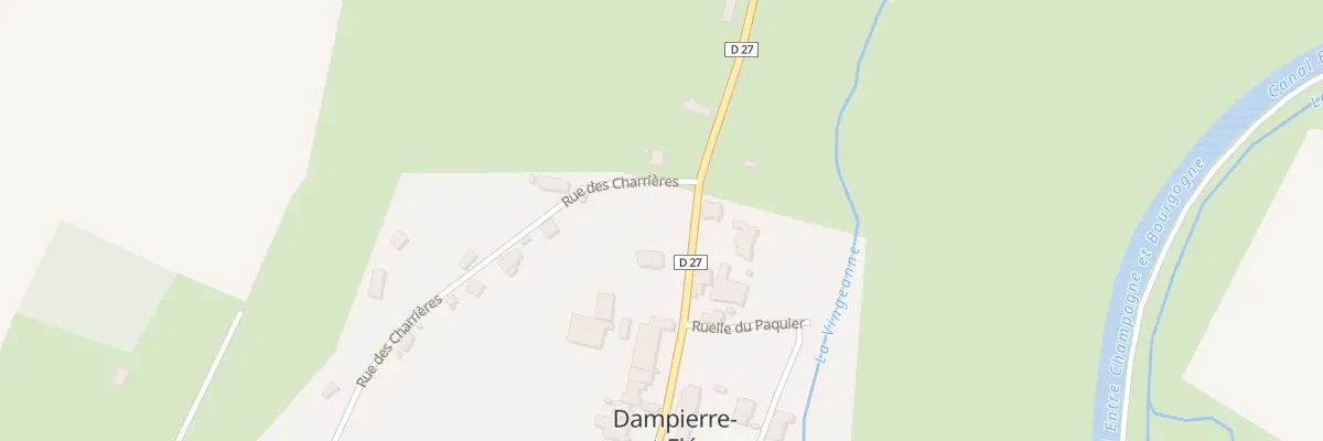 Plan du 1 Rue des Charrières à Dampierre-et-Flée
