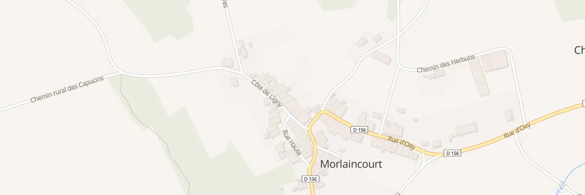 Plan du 8 Cote de Ligny à Chanteraine