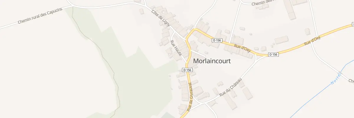 Plan du 1 Rue Haute de Morlaincourt à Chanteraine