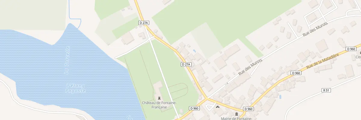 Plan du 13 Rue de France à Fontaine-Française