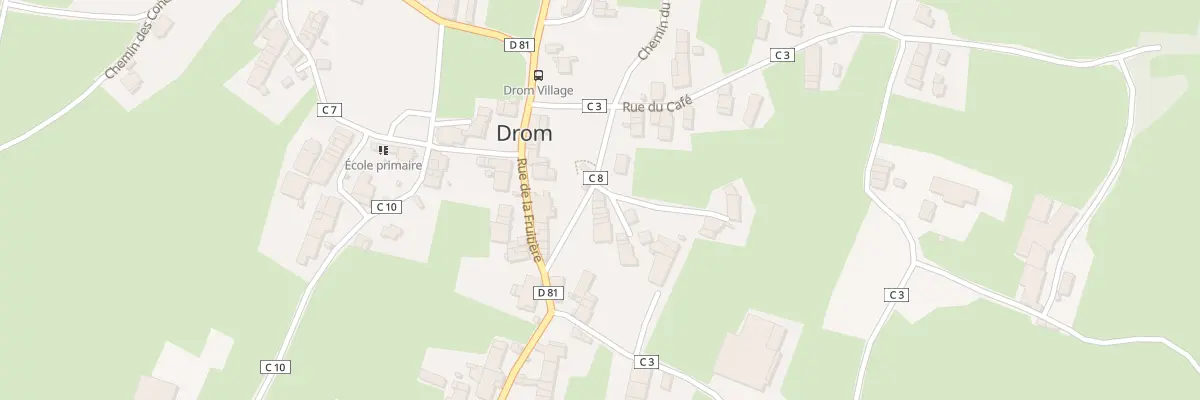 Plan du 2 Imp sur la Fontaine à Drom