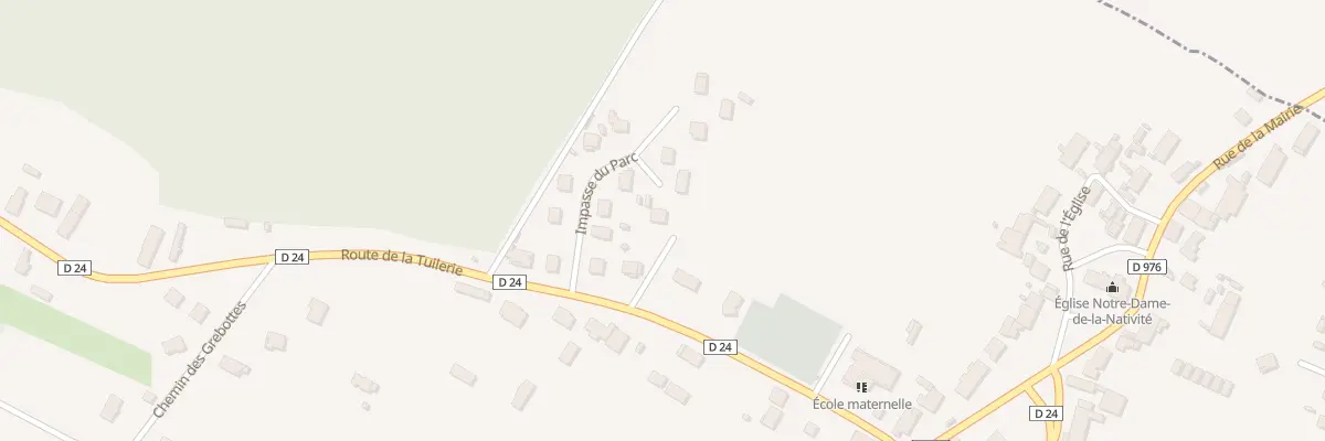 Plan du 10 Imp du Parc à Athée
