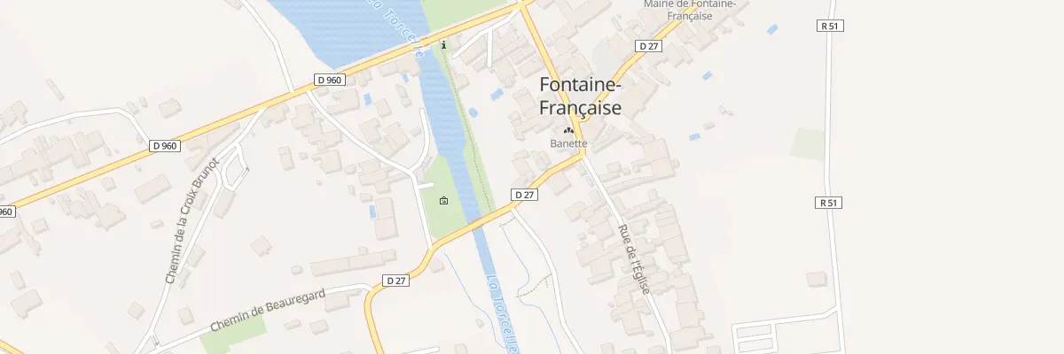 Plan du 12 Rue du Pont Vert à Fontaine-Française