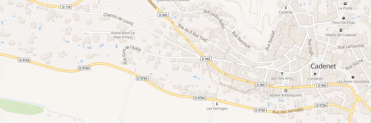Plan du 5 Rue Font de l’Aube à Cadenet