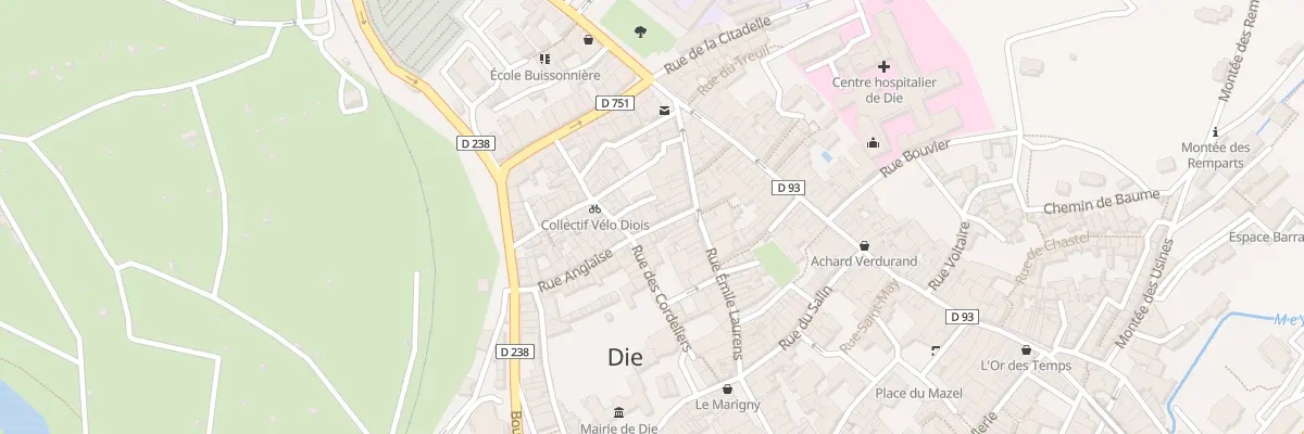 Plan du 13 Rue des 4 Cantons à Die