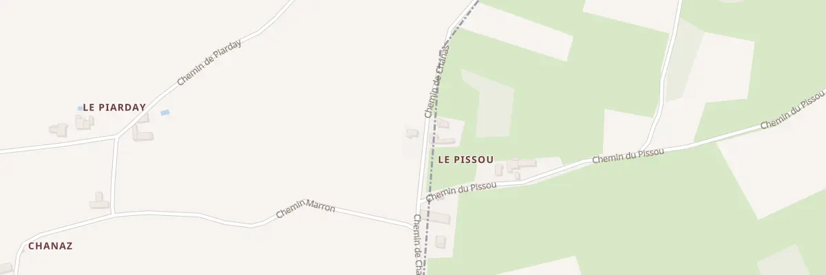 Plan du 780 Che de Chanas à Saint-Savin