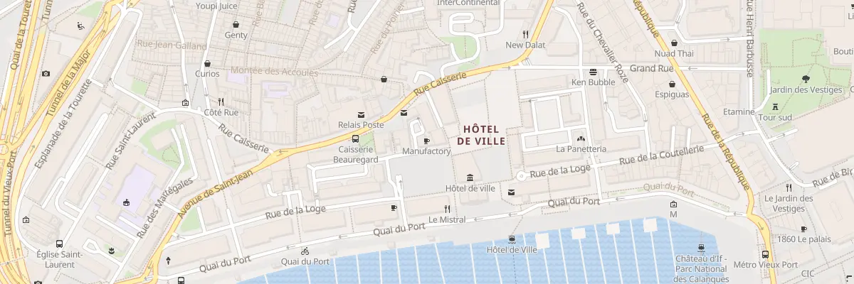 Plan du 4 Rue du lacydon à Marseille 2e Arrondissement