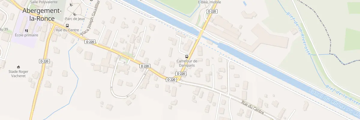 Plan du 2B Rte de Damparis à Abergement-la-Ronce