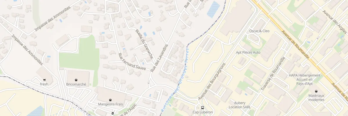 Plan du 14 Rue des Lavandins à Gargas