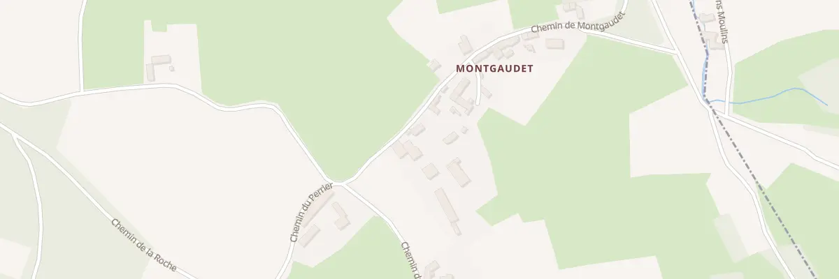 Plan du 5018 Montgaudet à Soleymieu
