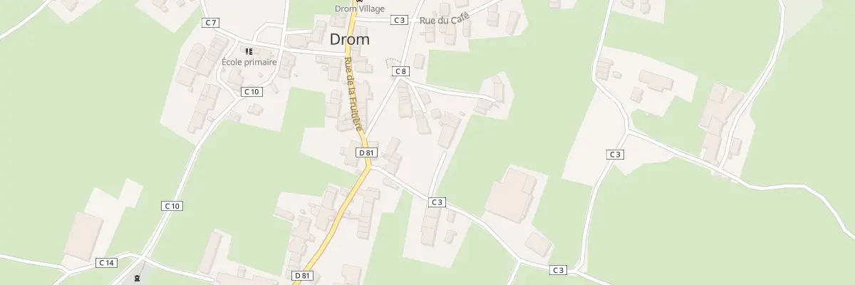 Plan du 75 Che du Réservoir à Drom
