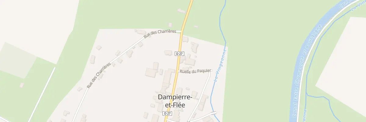 Plan du 1 Rle du Paquier à Dampierre-et-Flée