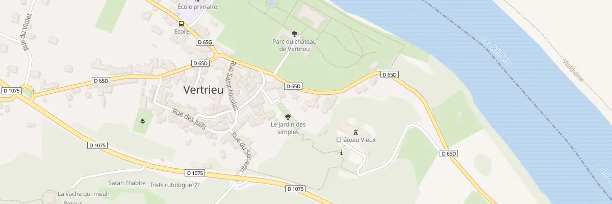 Plan du 134 Rue du Raz Buisson à Vertrieu