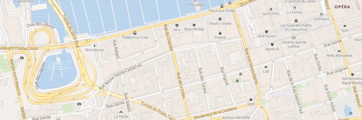 Plan du 5 Rue de la croix à Marseille 7e Arrondissement
