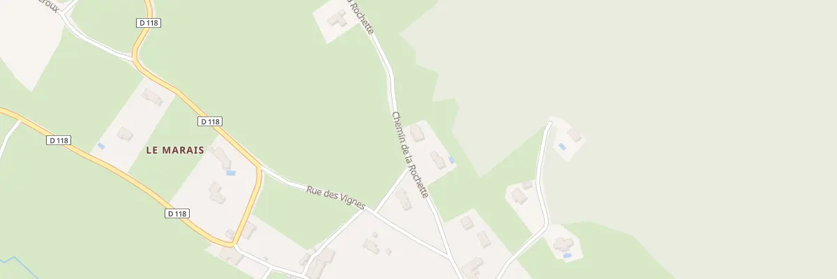 Plan du 120 Che de la Rochette à Courmangoux