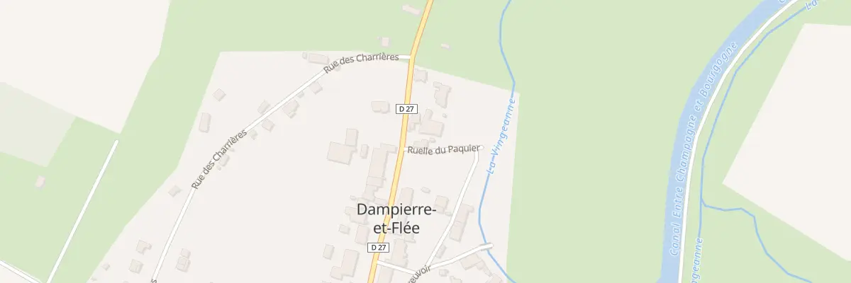 Plan du 3 Rle du Paquier à Dampierre-et-Flée