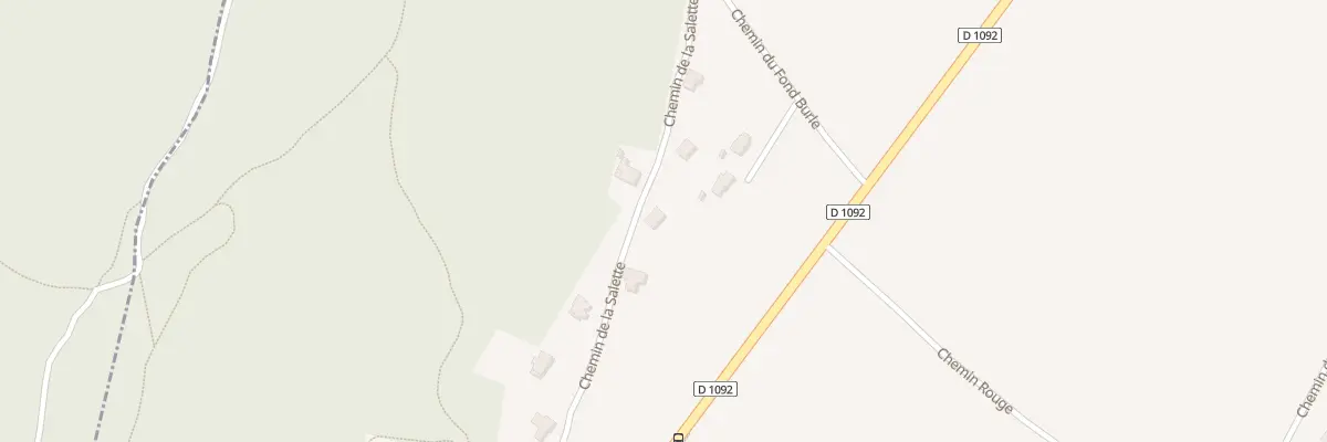 Plan du 225 Che de la Salette à Têche