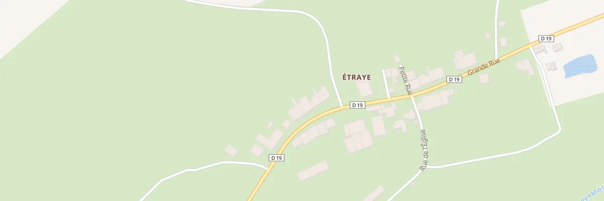 Plan du 18 Gr Grande Rue à Étraye