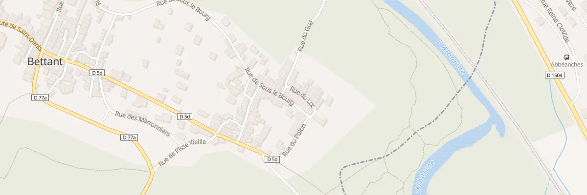 Plan du 800 Rue de sous le Bourg à Bettant