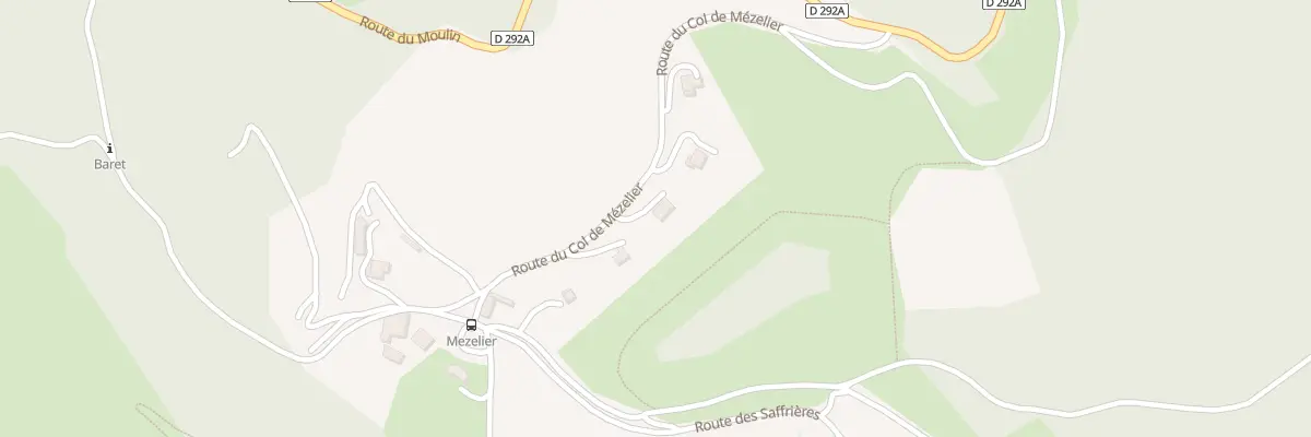 Plan du 365 Rte du Col de Mezelier à Châtelus