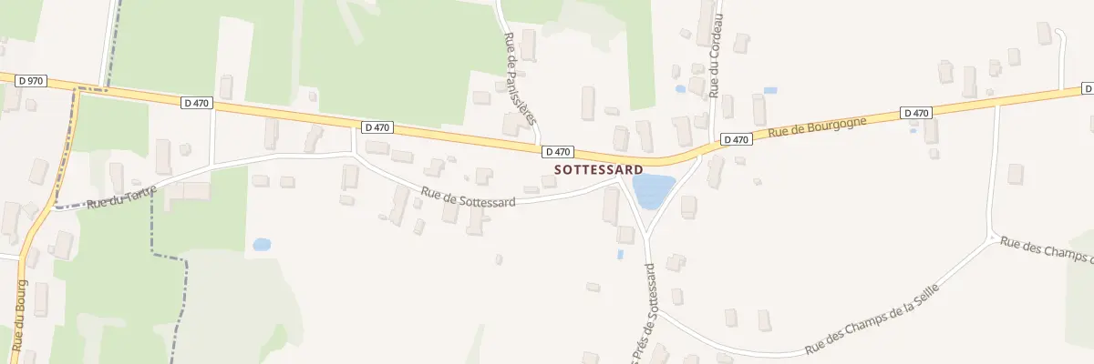 Plan du 6 Rue de Sottessard à Cosges
