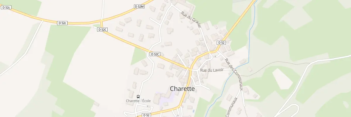 Plan du 52 Rte de Lyon à Charette