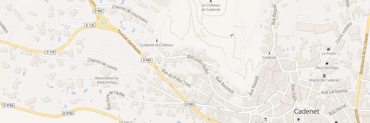 Plan du 61 Rue Ledru Rollin à Cadenet