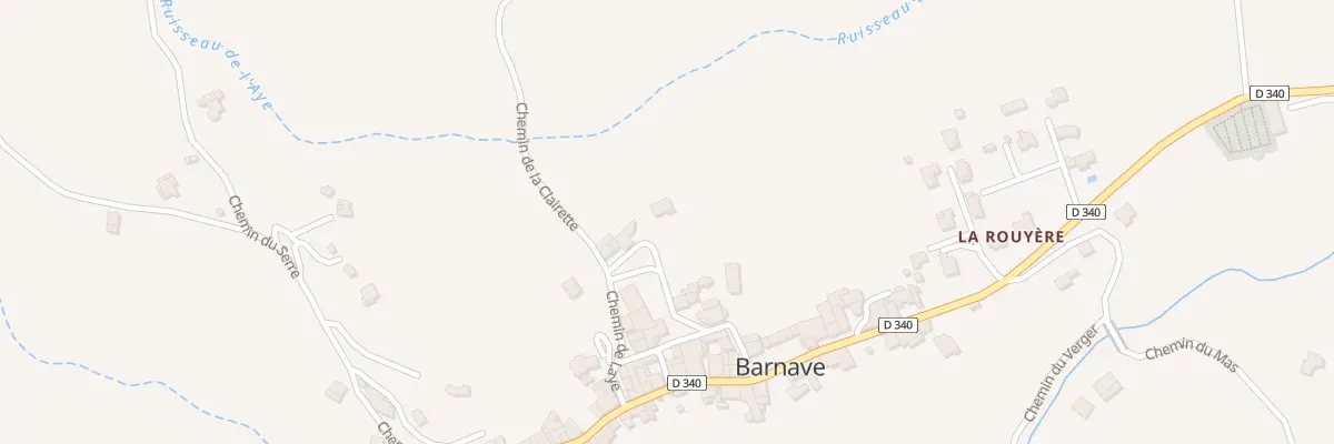 Plan du 5078 La Rouyère à Barnave