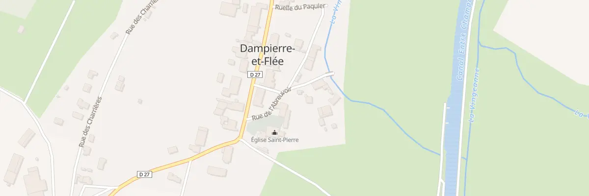 Plan du 6 Rue de l’Abreuvoir à Dampierre-et-Flée