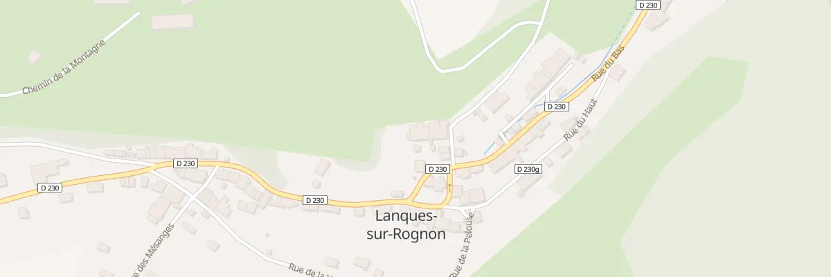 Plan du 3 Rue du Bas à Lanques-sur-Rognon