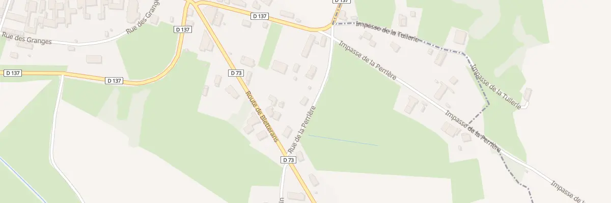 Plan du 3 Rue de la Perriere à Bellevesvre