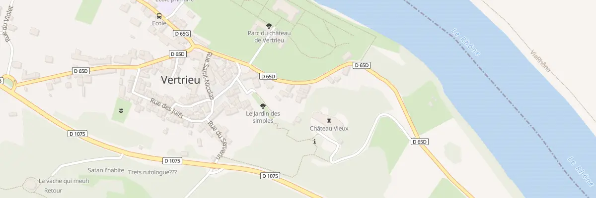 Plan du 160 Rue du Raz Buisson à Vertrieu