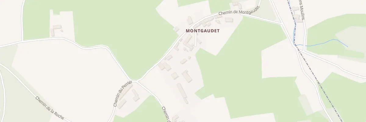 Plan du 5013 Montgaudet à Soleymieu