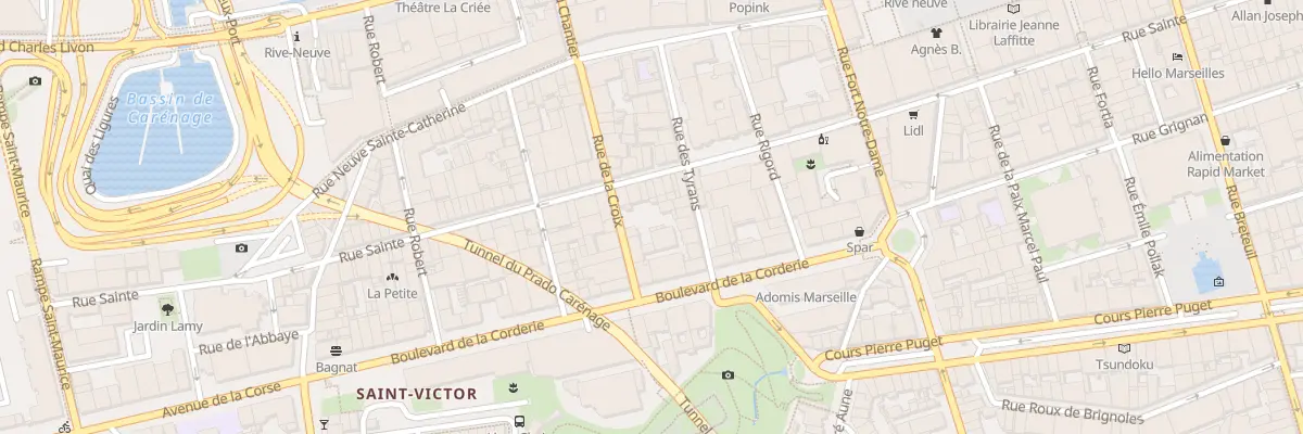Plan du 103 Rue sainte à Marseille 7e Arrondissement